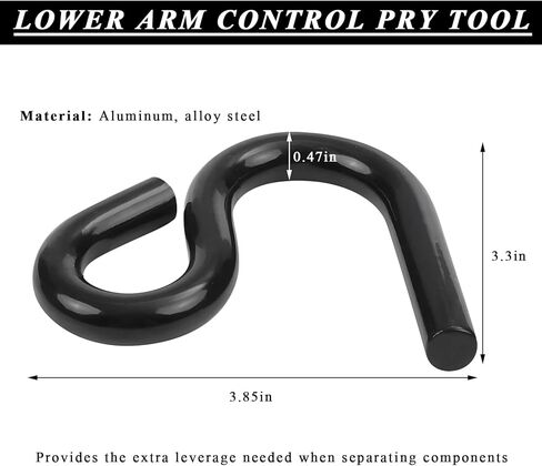 6007 Lower Control Arm Prying Tool, Suspension Specialty Bushing Tool for 7/8 Inches Diameter Pry Bar, Ball Joint Press Separator Installation Remover Control Arm Prying Bar in Kuwait
