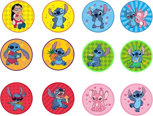 24 Pcs Stitch Stampers - Perfect Stitch Birthday Party Supplies, Goody Bag Fillers & Party Favors. in Kuwait