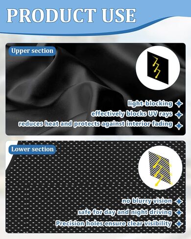 2Pcs Semi Truck Side Window Sun Shades,Upgraded 21×23" UV Protection Sunblock Side Window Shade with Suction Cup,Semi Truck Accessories for Kenworth,Volvo VNL,RV,Freightliner,International Trucks in Kuwait