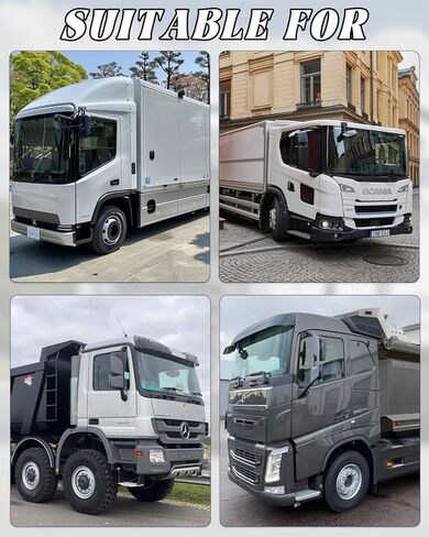 2Pcs Semi Truck Side Window Sun Shades,20×23" UV Protection Sunblock Side Window Shade with Suction Cup,Semi Truck Accessories for Kenworth,Volvo VNL,RV,Freightliner,International Trucks in Kuwait