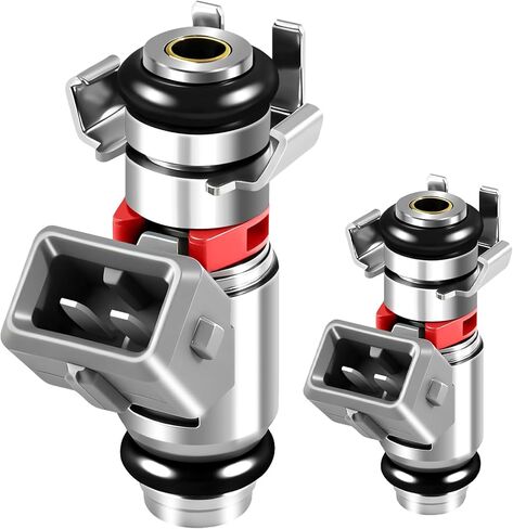 2Pcs Racing Fuel Injectors IWP162 OEM 4 Holes Injector Compatible with Harley Davidson Electra Glide Road King Street Glide Fat Boy Replaces OE 27609-01B, 27609-01, 1022-0113 Set of 2 in Kuwait