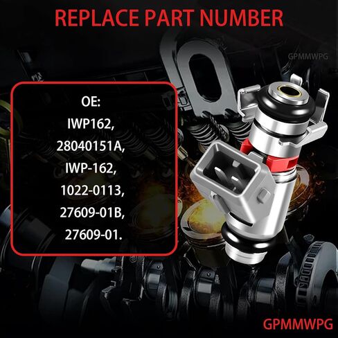 2Pcs Racing Fuel Injectors IWP162 OEM 4 Holes Injector Compatible with Harley Davidson Electra Glide Road King Street Glide Fat Boy Replaces OE 27609-01B, 27609-01, 1022-0113 Set of 2 in Kuwait