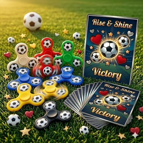 2026 كأس العالم لكرة القدم فيدجيت سبينر مع بطاقات، 12 حزمة من أكياس كرة القدم الجيدة حشو لحفلات أعياد الميلاد، هدايا حفلات كرة القدم، ألعاب فيدجيت السائبة، مغازل تململ لتخفيف التوتر للبالغين in Kuwait