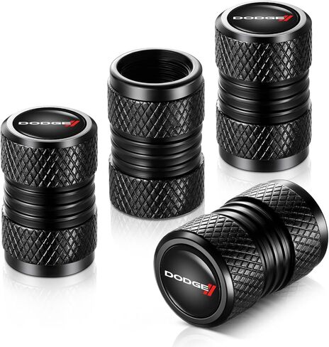 Tire Valve Stem Caps, Compatible with RAM Series Stem Cap Universal Car Air Cover Car Accessories for Cars, SUV, Truck, Motorcycles 4pcs （Black） in Kuwait