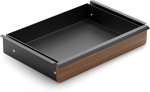 Under Desk Drawer, Solid Walnut Wood Panel – Sturdy Ball Bearing Slides, Easy Under-Desk Mount, Integrated Handle, Desktop Organizer for Office & Home Workstation in Kuwait