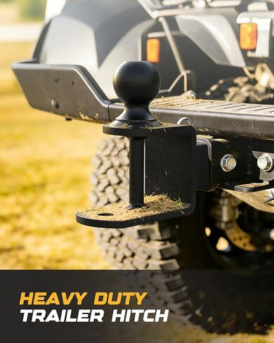 وصلة وصلة مقطورة RETURE ATV UTV لجهاز استقبال 2 بوصة، حامل كرة سحب متعدد ATV/UTV 3 في 1، كرة 2 بوصة 3500 رطل، حلقة حزام الونش 6700 رطل مع دبوس وصلة ربط 5/8 بوصة ومشبك in Kuwait