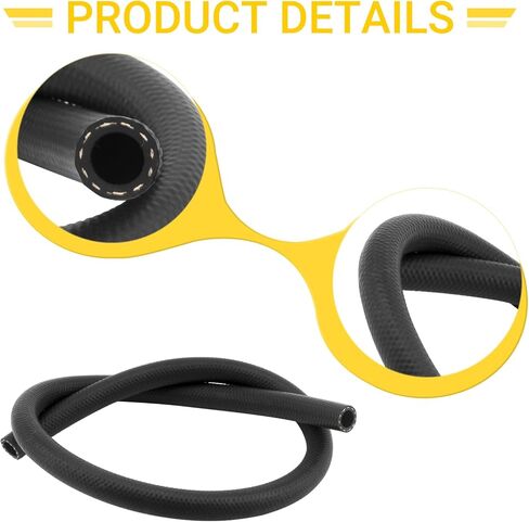 1/2'' ID Transmission Oil Cooler Hose Replace For Gates 27065，3' Length Transmission Cooler Lines For Power Steering & Hydraulic Systems,Automotive Cooling Tube Repair Replacement in Kuwait