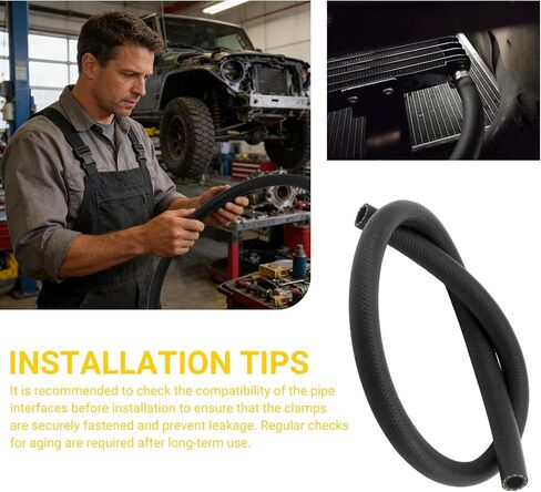 1/2'' ID Transmission Oil Cooler Hose Replace For Gates 27065，3' Length Transmission Cooler Lines For Power Steering & Hydraulic Systems,Automotive Cooling Tube Repair Replacement in Kuwait