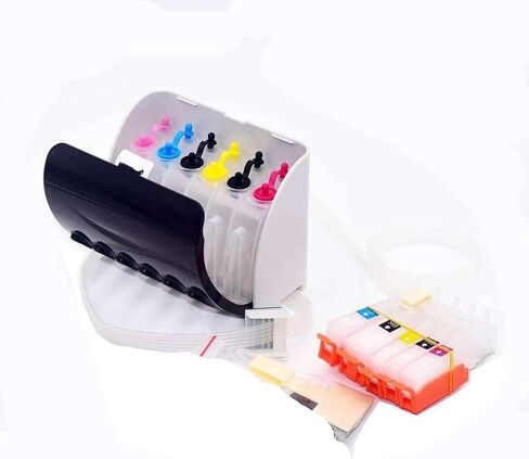 CISS Ink System with Auto Reset Chips Compatible with MG5450 MG5550 MG6450 IP7250 MX925 MX725 IX6850 PGI-550 CLI-551(5colors) in Kuwait
