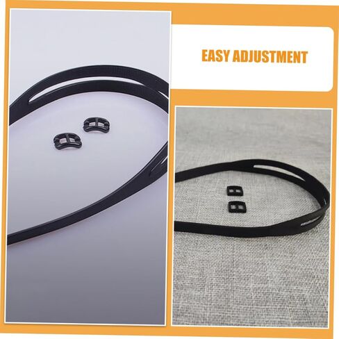 2Sets Adjustable Silicone Swim Goggles Strap Comfortable Retainer for Adults with Clips Fit for Water Sports Activities in Kuwait