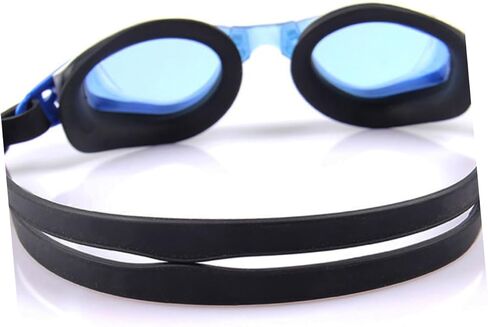 2Sets Adjustable Silicone Swim Goggles Strap Comfortable Retainer for Adults with Clips Fit for Water Sports Activities in Kuwait