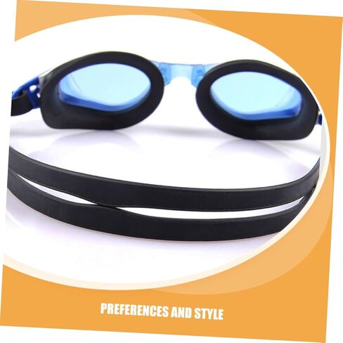 2Sets Adjustable Silicone Swim Goggles Strap Comfortable Retainer for Adults with Clips Fit for Water Sports Activities in Kuwait