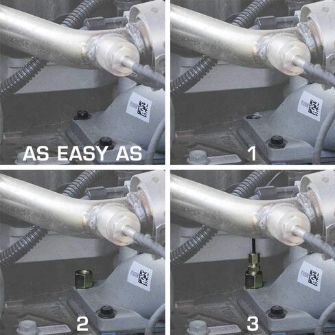 محول GlowShift Turbo Boost Bolt متوافق مع 6.7L Dodge Ram 2500 3500 Cummins Diesel 2007.5-2024 - يتم تركيبه على قرن مشعب السحب in Kuwait
