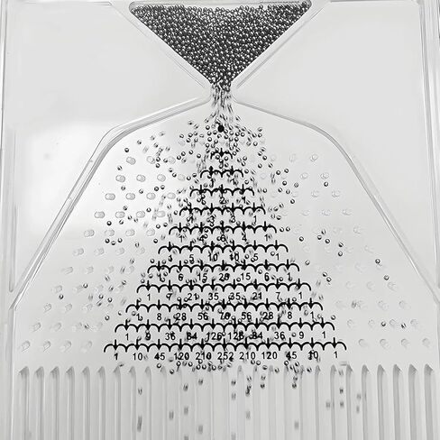 Galton Board, Desk Galton Board Probability Demonstration Model with Bell Curve, Physics Lab Teaching Tool for Normal and Random Distribution, STEM Education in Kuwait