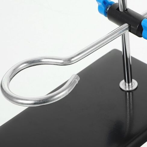 Operitacx Portable Mini Laboratory Iron Stand 30cm High with Cross Clamp Holder for Chemistry Experiments, Laboratory Grade Metalware for Scientific Use Assorted style in Kuwait