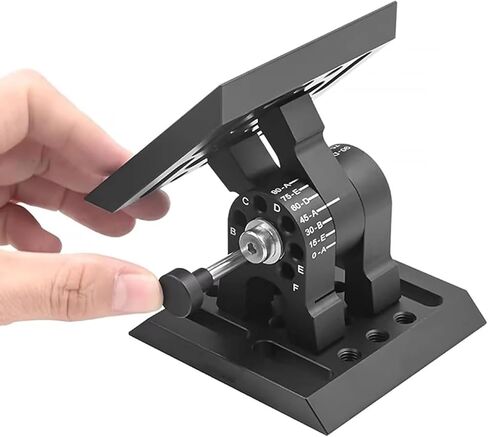 Optical PositioningSliding Table, 2,97in Bracket Installation Plate, Multi-Angle Adjustable, Aluminum Alloy Material, M6 Mounting Holes, for Production Machinery, Optical Laboratory in Kuwait