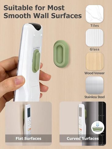 Remote Control Holder Wall Mount, 5 Pcs Drill-Free Magnetic Remote Control Holder for TV Fan Air Conditioner Remotes RV Storage and Organization (Multicolored) in Kuwait