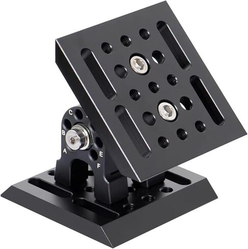 Optical PositioningSliding Table, 2,97in Bracket Installation Plate, Multi-Angle Adjustable, Aluminum Alloy Material, M6 Mounting Holes, for Production Machinery, Optical Laboratory in Kuwait