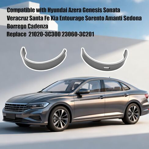 مجموعة محمل STD الرئيسية والقضيب بديلة مناسبة لسيارة Hyundai Kia 2006-2016 3.3L 3.5L 3.8L V6 Santa Fe Sonata Azera Genesis Sorento Sedona، طقم محمل العمود المرفقي للمحرك استبدال 21020-3C300 23060-3C201 in Kuwait
