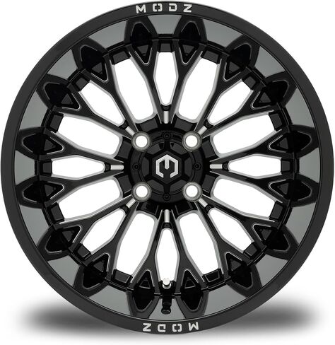 MODZ® Convict أسود لامع مع عجلة عربة جولف مقاس 15x10 بوصة بمطحنة كروية in Kuwait