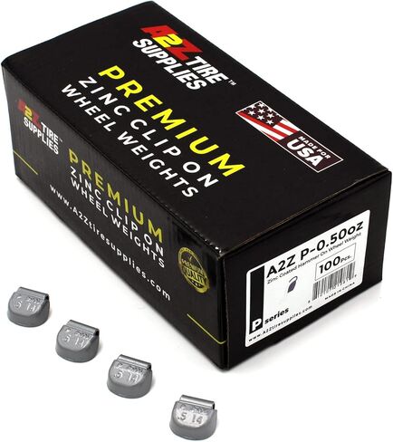 P Series Hammer on ZINC Wheel Weights Coated (2.0oz) Box of 25pcs in Kuwait
