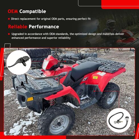 أسطوانة رئيسية للفرامل الأمامية اليسرى وأسطوانة فرامل خلفية رئيسية لـ Polaris Sportsman 400 500 600 700 800، Magnum 325 330 500، Trail Blazer 250 400، Xpedition 325 425، Xplorer 400 # 2010196 1910301 in Kuwait