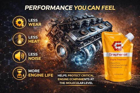 Graphene Engine Treatment – Friction Modifier, Wear Protection, Heat Reduction – High Performance Lubrication (16 oz) in Kuwait