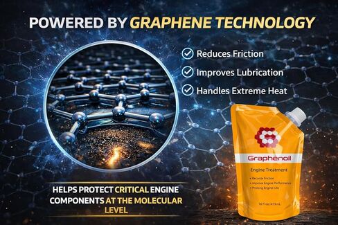 Graphene Engine Treatment – Friction Modifier, Wear Protection, Heat Reduction – High Performance Lubrication (16 oz) in Kuwait