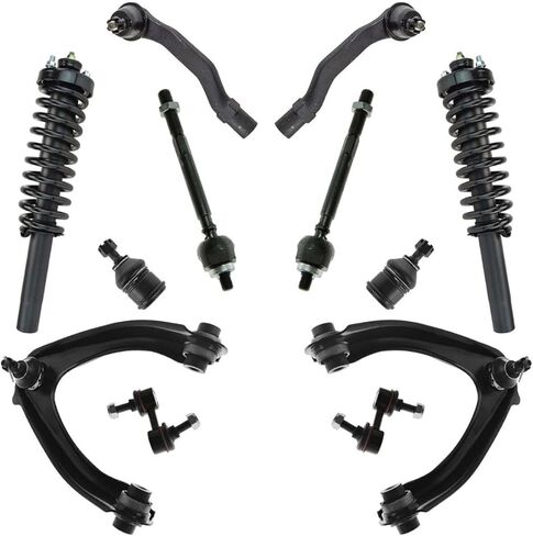 OKJHFD Suspension Kit Control Arm Ball Joint Tie Rod Sway Loaded Strut Front Left Right 12pcs for Honda for CR-V 1997-2001 Sealed in Kuwait