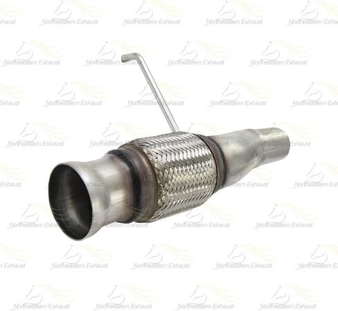 Exhaust Extension Pipe Compatible for Chevy Tahoe 2009 4.8L | Chevy Tahoe 2009-2014 5.3L | Stainless Steel | Northeastern Exhaust | Free Clamps Included | Direct-Fit Replacement in Kuwait