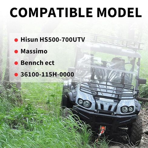 لوحة عداد السرعة الرقمية EFI من JGMOTO لجهاز Hisun MSU HS500UTV HS700UTV YS700 & Massimo 500 700 UTV - مقياس متعدد الوظائف، السرعة، الأميال، مستوى الوقود، مقاوم للماء، سهل التركيب بنفسك in Kuwait