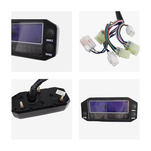 لوحة عداد السرعة الرقمية EFI من JGMOTO لجهاز Hisun MSU HS500UTV HS700UTV YS700 & Massimo 500 700 UTV - مقياس متعدد الوظائف، السرعة، الأميال، مستوى الوقود، مقاوم للماء، سهل التركيب بنفسك in Kuwait