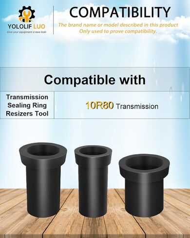 10R80 Transmission Tools, Transmission Seal Installer Kit Compatible with 10R80 Transmission, Black 3 Pack(Not 3D Printing) in Kuwait