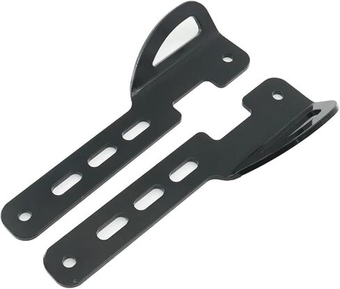 2Pcs Compatible with TOU Ring Street Glide 2023-2024 Motorcycle Front Tie Down Brackets Holder Aluminum(Black) in Kuwait
