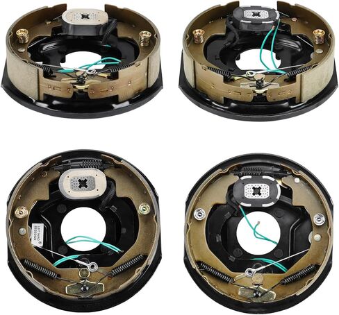 4Pcs 10" x 2-1/4" Self-Adjusting Electric Trailer Brake Assemblies for 3,500lbs, Left and Right in Saudi Arabia