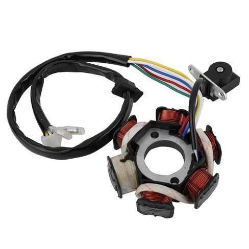 Electrics Wiring Harness Loom Kit Electrics Stator Coil CDI Wiring Harness Solenoid Relay Spark Plug for GY6 150cc-250cc ATV Quad in Kuwait