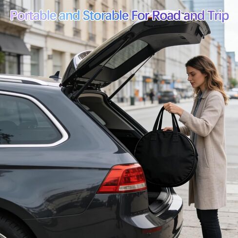 Level 1+2 Portable EV Charger for Electric Cars, 16A 3.5KW with 1.8 Inch LCD Display, 110V-240V, 6-20P Power Plug, J1772 Compatible, Applicable to Household Electricity in Kuwait