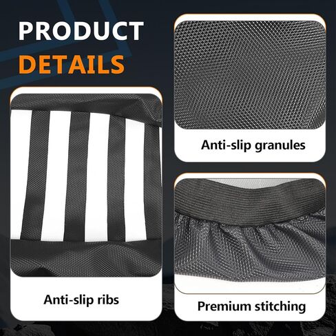 Non-Slip Seat Cover (White) Compatible with Ridstar Q20/Q20 Pro Lite EBike, Electric Bike Waterproof Soft Seat Cover, Elastic Band Design in Kuwait
