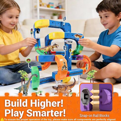 3D Gravity-Defying Electric Train Set – 140 Pcs DIY Flexible Cube Track, Build Any Track You Imagine, Safe & Durable STEM Toy for Kids 3-12, Encourages Creativity & Problem-Solving in Kuwait