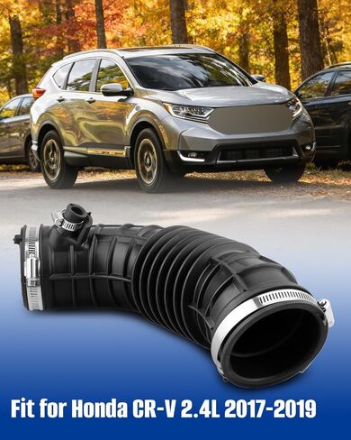 Engine Air Intake Hose with Clamps Fit for Honda CR-V 2.4L 2017 2018 2019 Air Filter Hose Set Replace 172285PHA00 17228-5PH-A00 in Kuwait