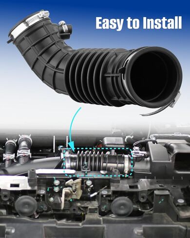 Engine Air Intake Hose with Clamps Fit for Honda CR-V 2.4L 2017 2018 2019 Air Filter Hose Set Replace 172285PHA00 17228-5PH-A00 in Kuwait