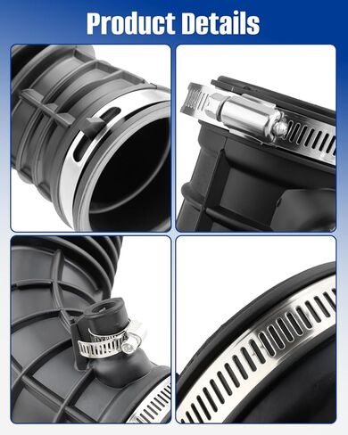 Engine Air Intake Hose with Clamps Fit for Honda CR-V 2.4L 2017 2018 2019 Air Filter Hose Set Replace 172285PHA00 17228-5PH-A00 in Kuwait