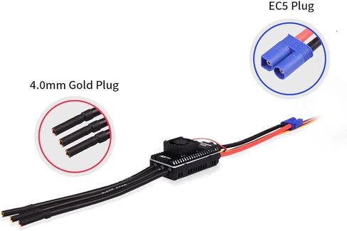 ZTW Skyhawk 155A ESC 3-8S Built-in SBEC 6V/7.4V/8.4V 10A Brushless Speed Controller for RC Airplane Aircraft Helicopters in Kuwait