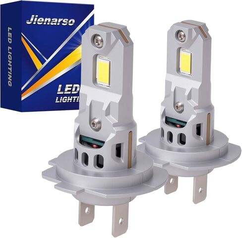 Compatible for Volkswagen Jetta 2006-2019 High Beam or Low Beam Lights Bulbs,600% Brightness 6000K Cool White,H7 Hi/Lo Beam,Plug & Play,Turn signal bulbs(Pack of 2) in Kuwait
