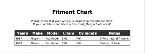 Ported Vacuum Switch Compatible With Nissan Pathfinder 3.0L V6 1987 P-3885550 in Kuwait