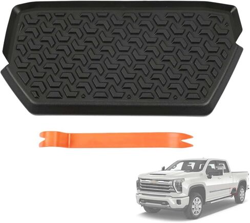 Left Driver Side Pick Up Box Components Step Pad Compatible with Chevrolet Silverado GMC Sierra 2500 3500 HD 2020-2025 Replace 84656455, Bed Corner Step Pad with Anti-Slip (Left) in Kuwait