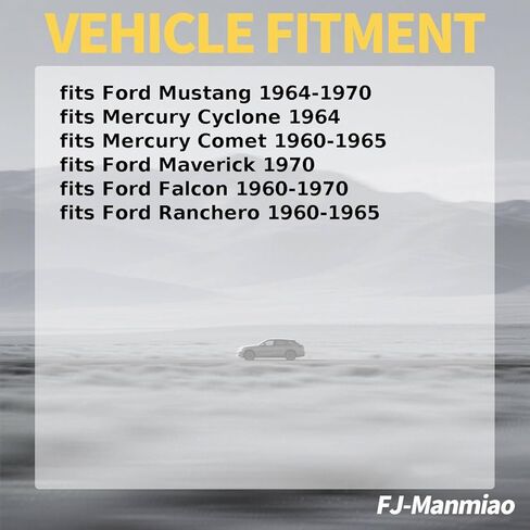 1 قطعة طقم أسطوانة عجلة الفرامل الأمامية يناسب Ford Ranchero، Falcon، Mustang 1964 1965 يناسب Mercury Comet 1960 1961 1962 1963 1964 1965 استبدال C1DZ2221A in Kuwait