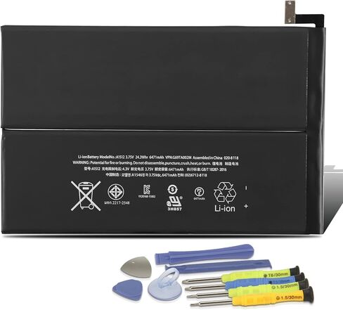 A1484 Tablet Battery Compatible with Apple iPad Air 1, iPad 5th 6th 7th 8th Gen, Fit for A1474 A1475 A1476 A1822 A1823 A1893 A1954 A2197 A2198 A2199 A2200 A2270 A2428 A2429 A2430 6712-6700 8827mAh in Saudi Arabia