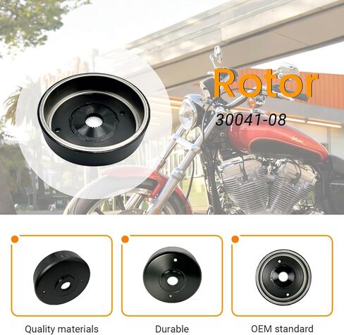 الدوار مناسب لـ Harley Davidson Electra Glide Road Glide Road King Street Glide 2011-2016، Softail 2008-2016، Dyna Low Rider، Super Glide 2012-2016، OEM 30041-08 in Kuwait