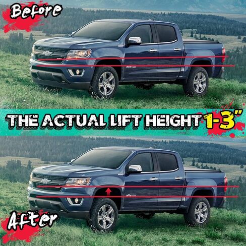 1-3" Torsion Bar Key for Silverado Sierra 1500, Adjustable Forged Torsion Lift Kits - Improve Truck's Look and Performance in Kuwait